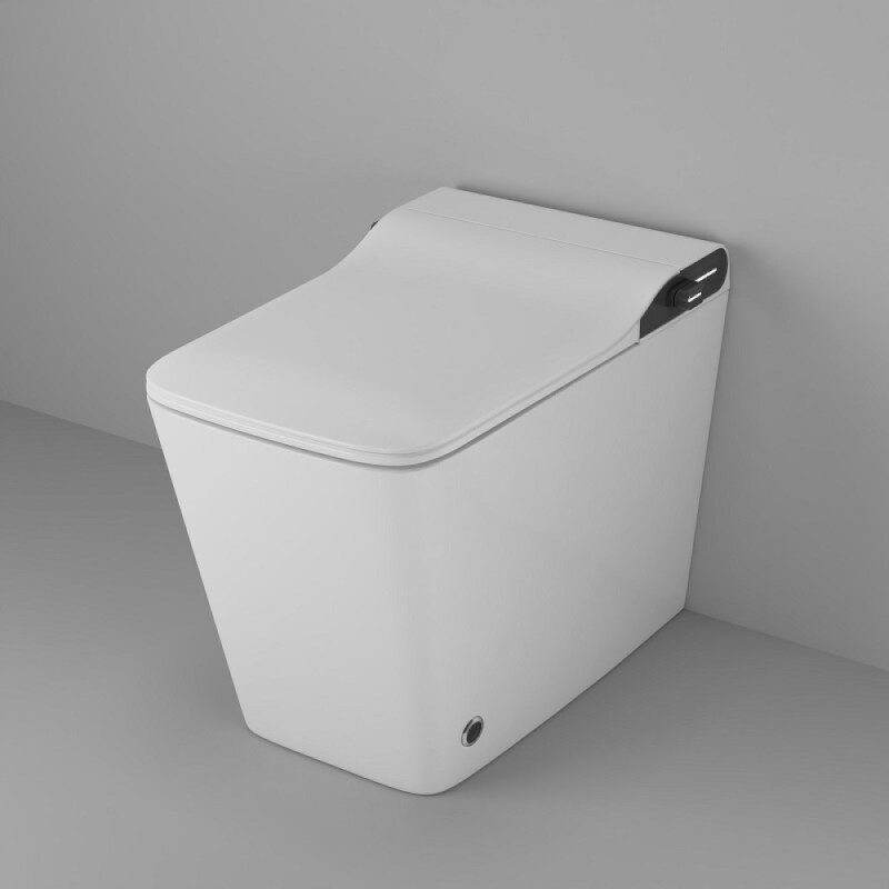 Электронный приставной унитаз Grossman Smart GR-PR-5701, с функцией биде, с импульсной системой смыва, крышка-сиденье микролифт, белый