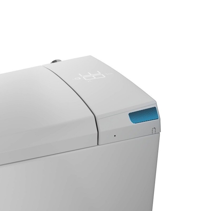 Электронный приставной унитаз Grossman Smart GR-PR-5702, с функцией биде, с импульсной системой смыва, крышка-сиденье микролифт, белый