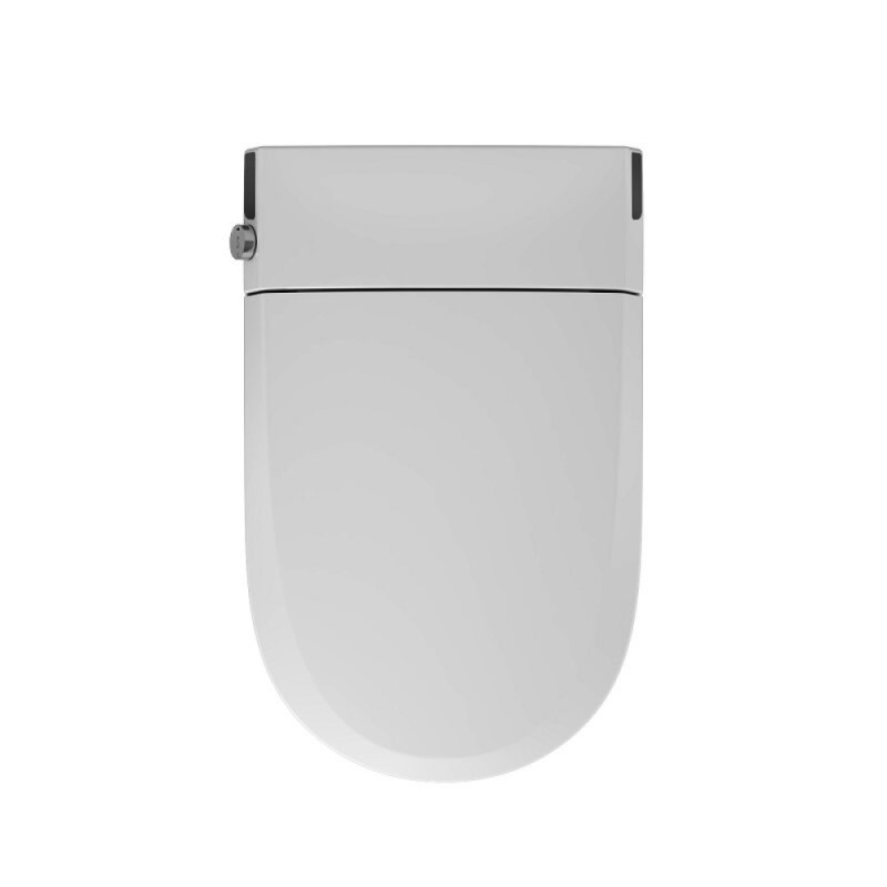 Электронный приставной унитаз Grossman Smart GR-PR-5702, с функцией биде, с импульсной системой смыва, крышка-сиденье микролифт, белый