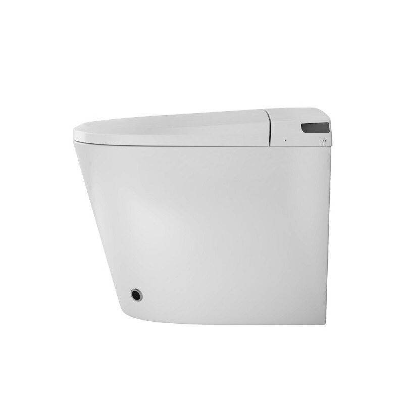 Электронный приставной унитаз Grossman Smart GR-PR-5702, с функцией биде, с импульсной системой смыва, крышка-сиденье микролифт, белый