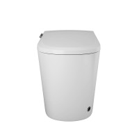 Электронный приставной унитаз Grossman Smart GR-PR-5702, с функцией биде, с импульсной системой смыва, крышка-сиденье микролифт, белый