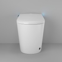 Электронный приставной унитаз Grossman Smart GR-PR-5702, с функцией биде, с импульсной системой смыва, крышка-сиденье микролифт, белый