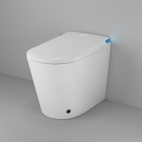 Электронный приставной унитаз Grossman Smart GR-PR-5702, с функцией биде, с импульсной системой смыва, крышка-сиденье микролифт, белый