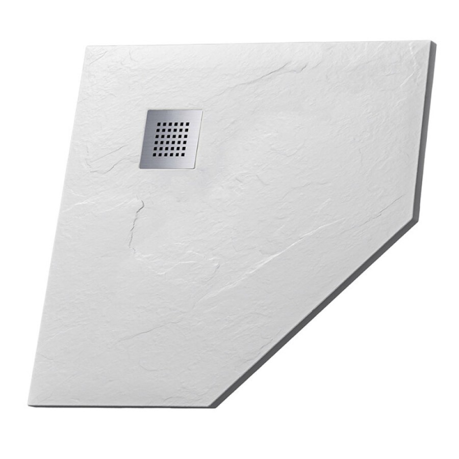 Поддон для душа Grossman Strong GR-S1100100D, 100 x 100 см, пятиугольный, цвет белый