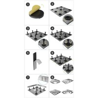 Поддон для душа Grossman Strong GR-S190100Q, 100 x 90 см, прямоугольный, цвет белый