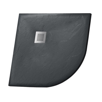 Поддон для душа Grossman Strong GR-S2100100, 100 x 100 см, четверть круга, цвет графит