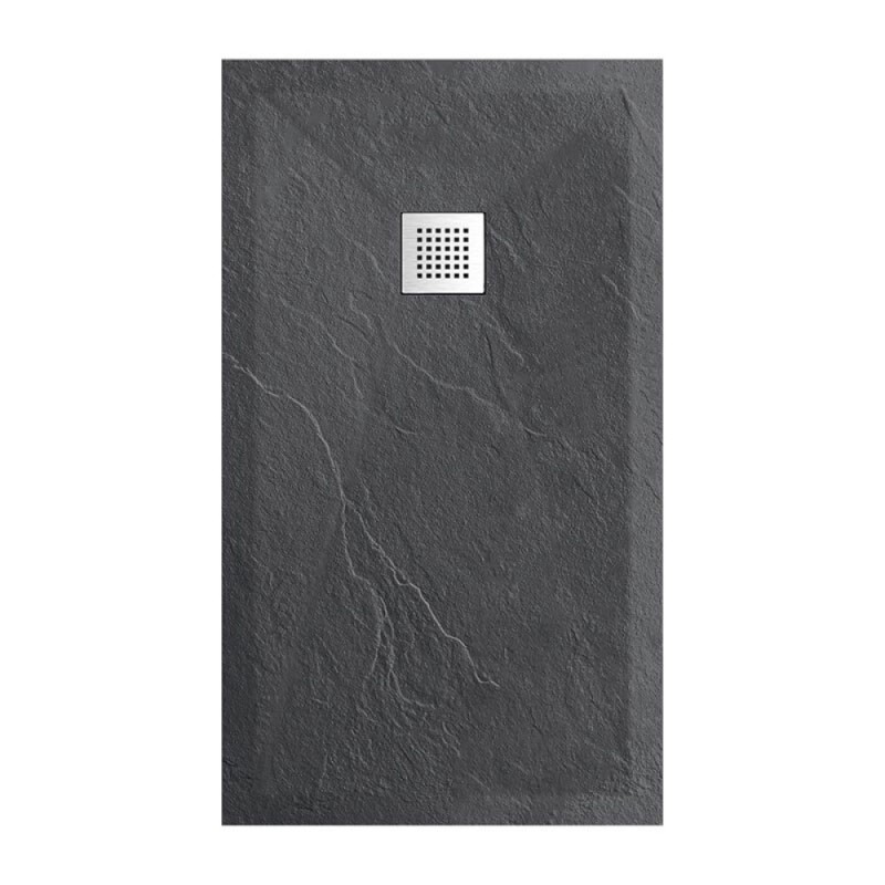 Поддон для душа Grossman Strong GR-S290100Q, 100 x 90 см, прямоугольный, цвет графит