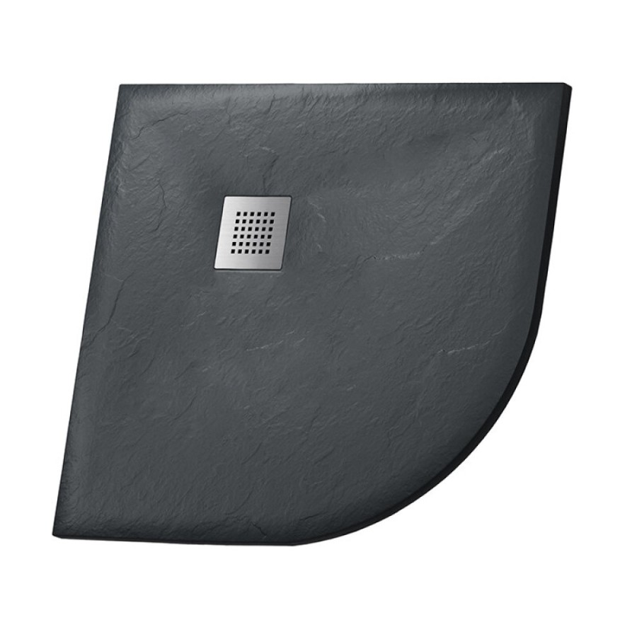 Поддон для душа Grossman Strong GR-S29090, 90 x 90 см, четверть круга, цвет графит