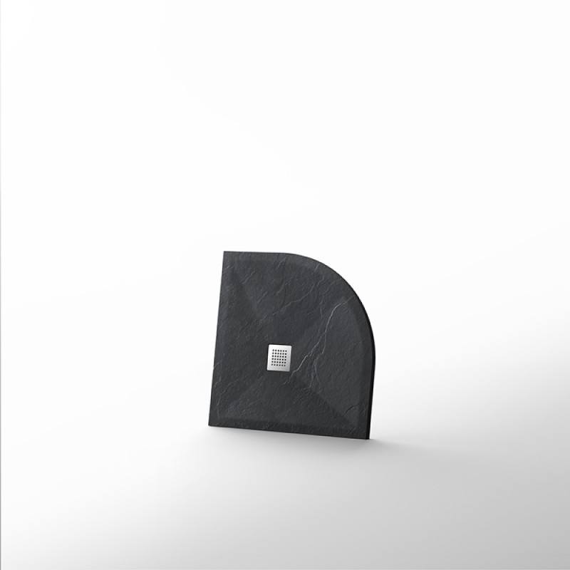 Поддон для душа Grossman Strong GR-S29090, 90 x 90 см, четверть круга, цвет графит