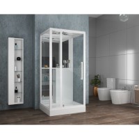 Душевая кабина Grossman 100 x 90 см, прямоугольная, белый, GR166