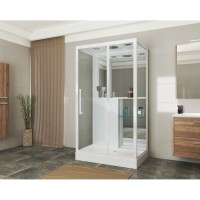 Душевая кабина Grossman 120 x 82 см, прямоугольная, белый, GR167