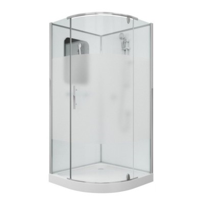 Душевая кабина Grossman 100 x 100 см, четверть круга, хром, GR170