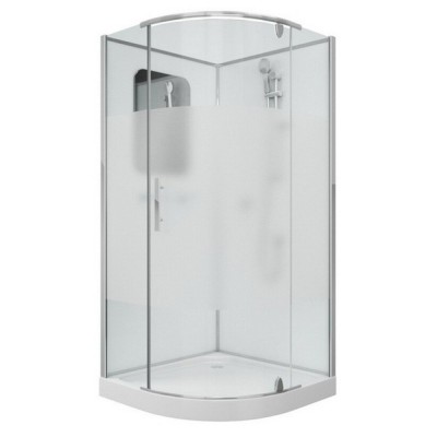 Душевая кабина Grossman 90 x 90 см, четверть круга, хром, GR171