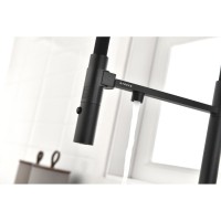 Смеситель Paulmark Gravity Gr213888-AN для кухонной мойки под фильтр, антрацит