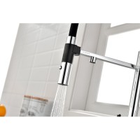 Смеситель Paulmark Gravity Gr213888-CR для кухонной мойки под фильтр, хром