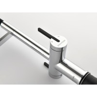 Смеситель Paulmark Gravity Gr213888-CR для кухонной мойки под фильтр, хром