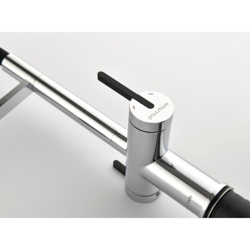 Смеситель Paulmark Gravity Gr213888-CR для кухонной мойки под фильтр, хром