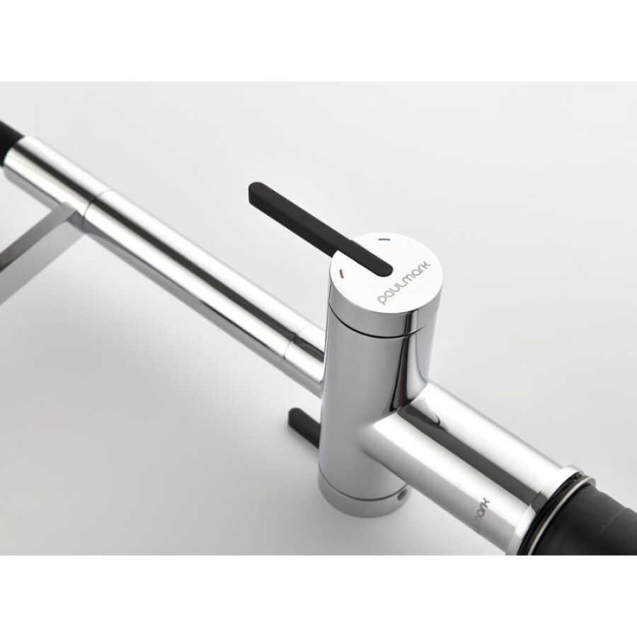 Смеситель Paulmark Gravity Gr213888-CR для кухонной мойки под фильтр, хром