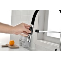 Смеситель Paulmark Gravity Gr213888-CR для кухонной мойки под фильтр, хром