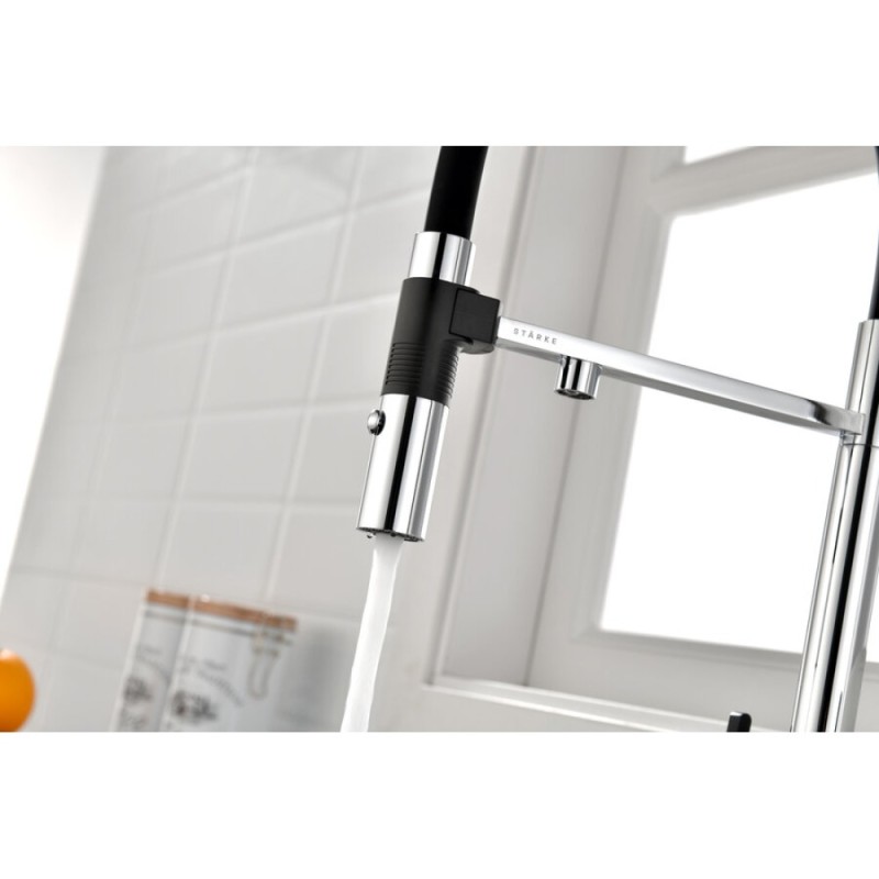 Смеситель Paulmark Gravity Gr213888-CR для кухонной мойки под фильтр, хром