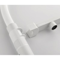 Смеситель Paulmark Gravity Gr213888-WH для кухонной мойки под фильтр, белый матовый