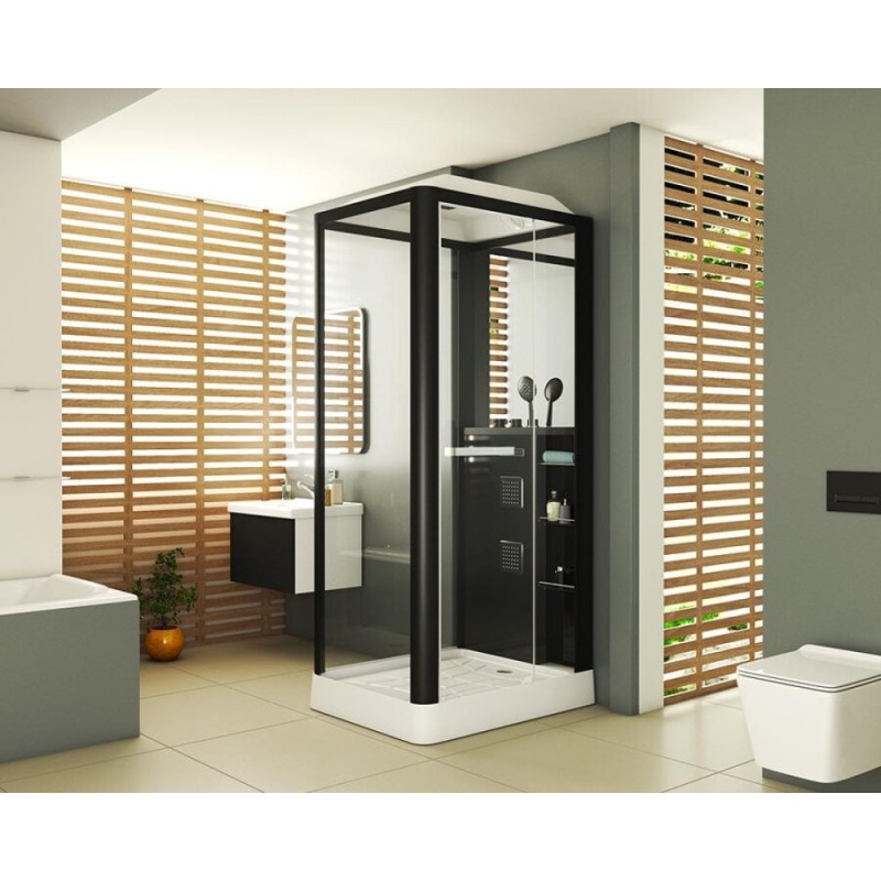 Душевая кабина Grossman GR-222 100 x 80 см черная