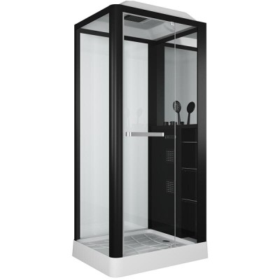 Душевая кабина Grossman GR-222 100 x 80 см черная