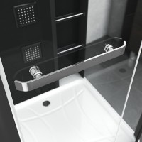 Душевая кабина Grossman GR-222 100 x 80 см черная