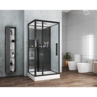 Душевая кабина Grossman 90 x 90 см, квадратная, черный, GR261