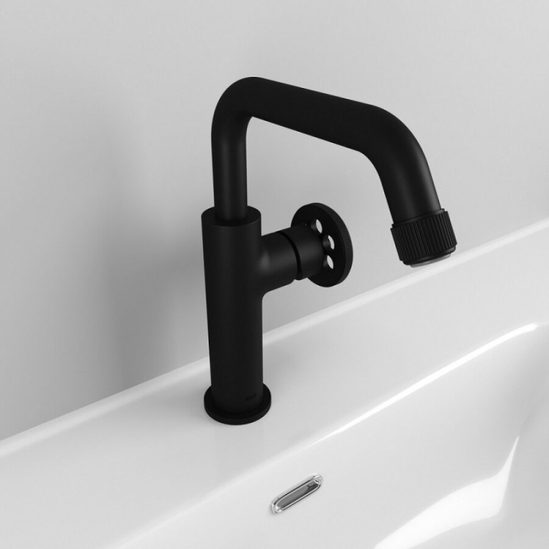Смеситель Iddis Grange для раковины, черный матовый, GRABLR0i01