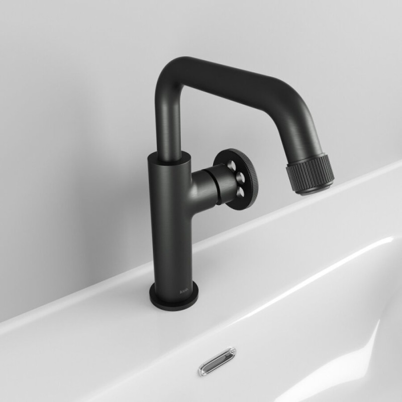 Смеситель Iddis Grange для раковины, графит, GRAGMR0i01