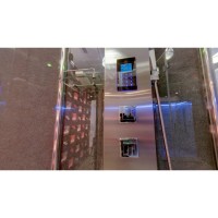 Душевая кабина Timo Armo Premium H-506, 90 x 90 см, c крышей, средний поддон, с гидромассажем, стекла прозрачное, профиль хром