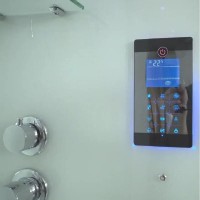 Душевая кабина Timo Premium Nura H-516-T-CH/C, 100 x 100 см, стекло прозрачное, профиль хром, стул