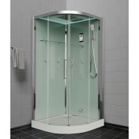 Душевая кабина Timo Premium Impi H-517, 100 x 100 см, стекло прозрачное, профиль хром