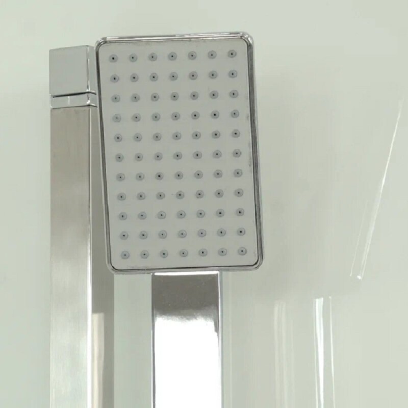 Душевая кабина Timo Premium Impi H-517-T-CH/C, 100 x 100 см, стекло прозрачное, профиль хром, стул