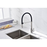 Смеситель Paulmark Halt Ha214021-BS для кухонной мойки, брашированная сталь