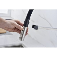 Смеситель Paulmark Halt Ha214021-BS для кухонной мойки, брашированная сталь