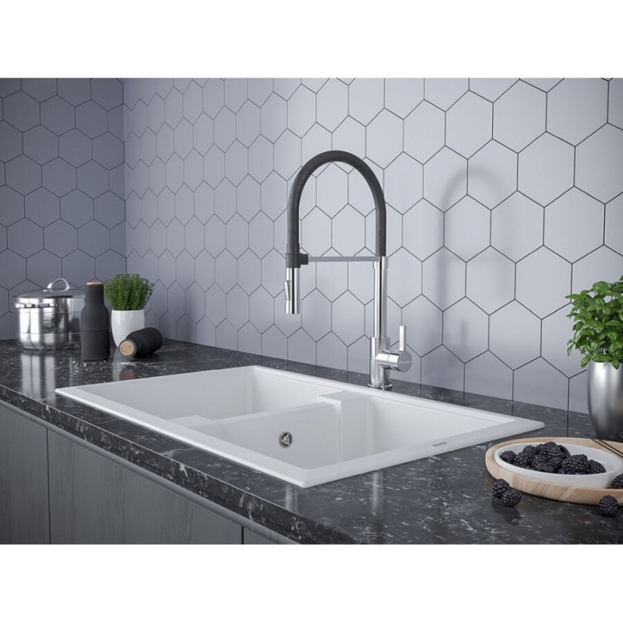 Смеситель Paulmark Halt Ha214021-CR для кухонной мойки, хром