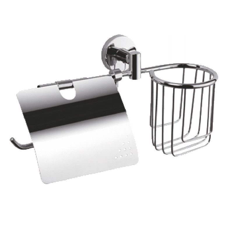Держатель для туалетной бумаги Haiba HB1703-1, хром