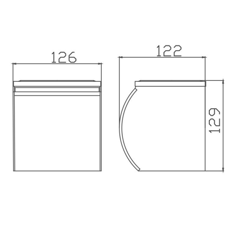 Держатель для туалетной бумаги Haiba HB502, хром