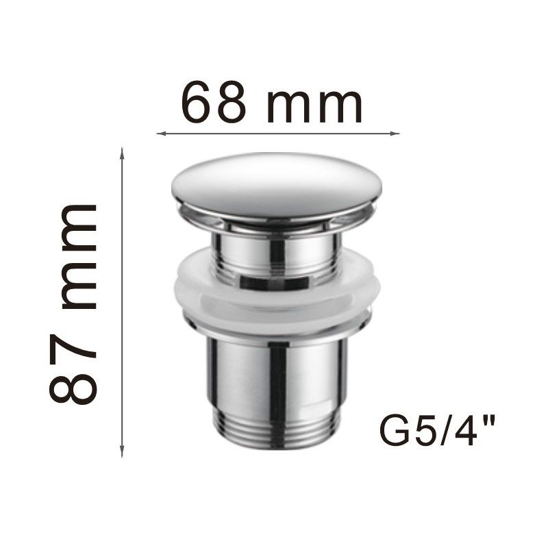 Донный клапан Haiba HB63, хром