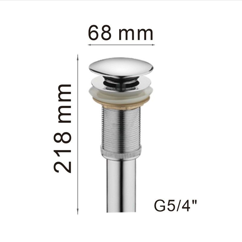 Донный клапан Haiba HB65, хром