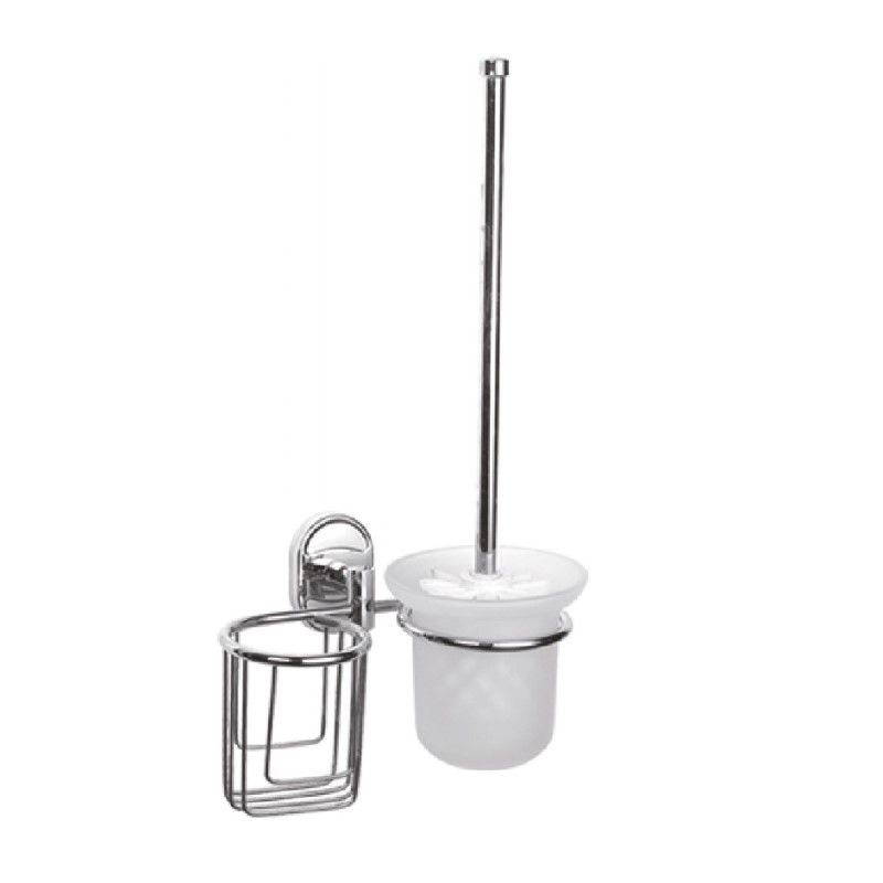 Ершик с держателем освежителя Haiba HB1910-1, хром