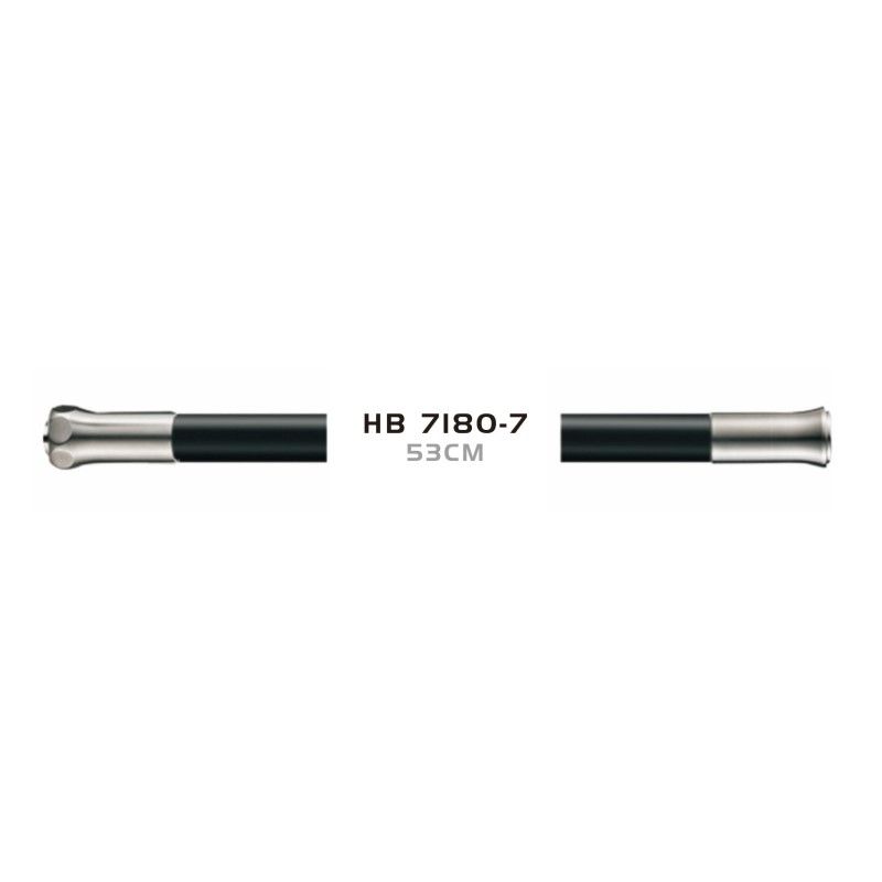 Гибкий излив для кухонного смесителя Haiba HB7180-7, черный