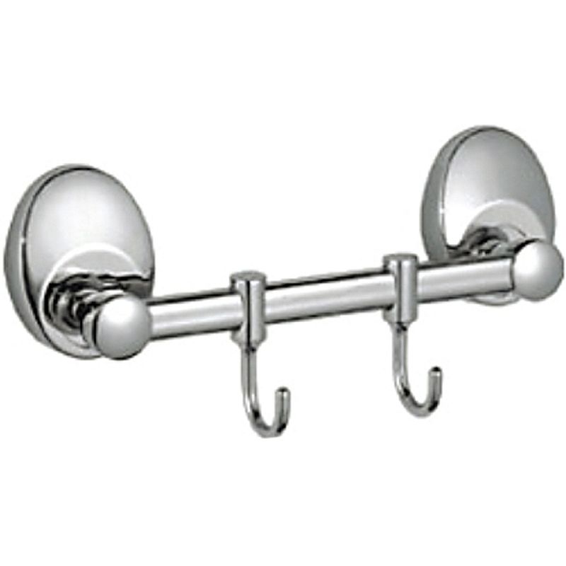 Планка с крючками для полотенец Haiba HB1615-2, хром