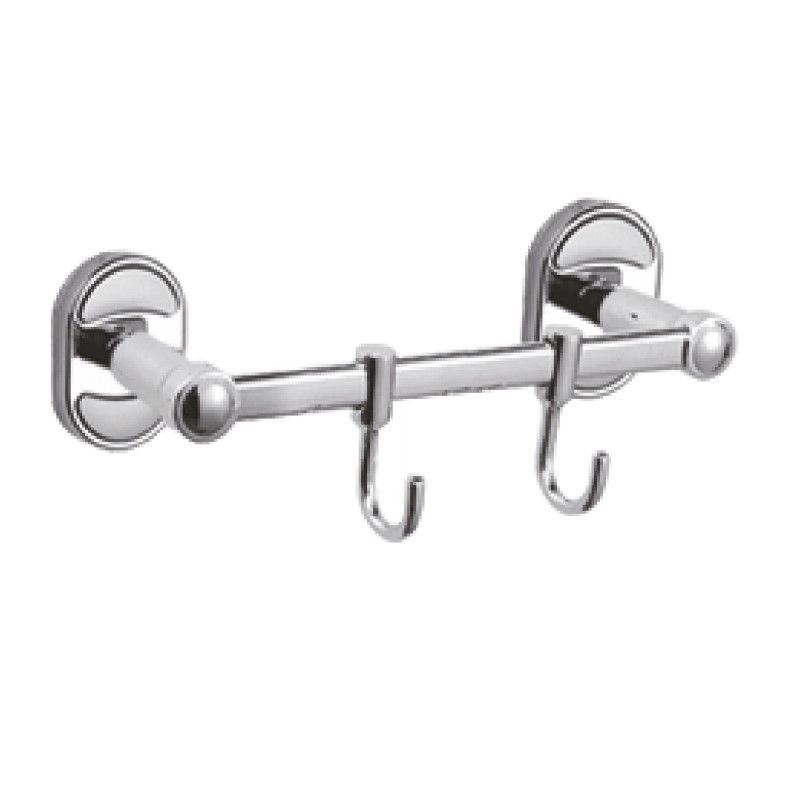 Планка с крючками для полотенец Haiba HB1915-2, хром
