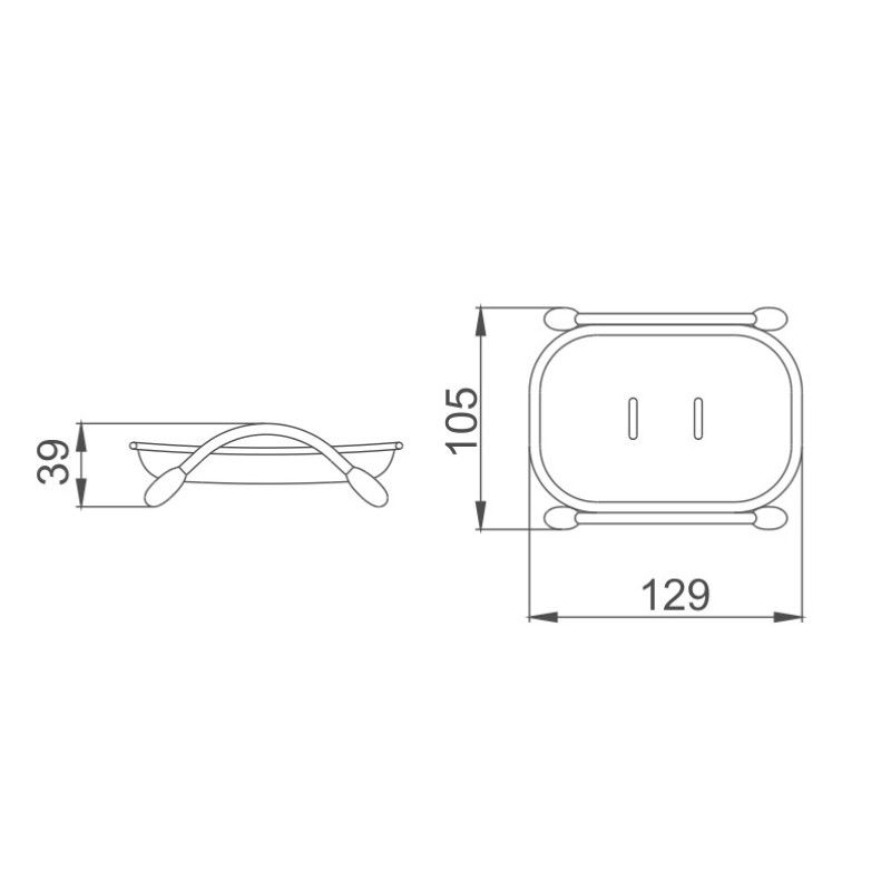 Мыльница Haiba HB333-1, синий
