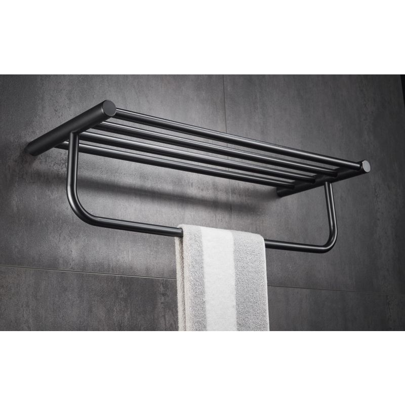 Полка для полотенец Haiba HB8424-7, черный