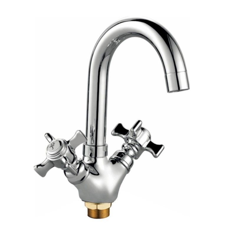 Смеситель для кухни Haiba HB4524, хром