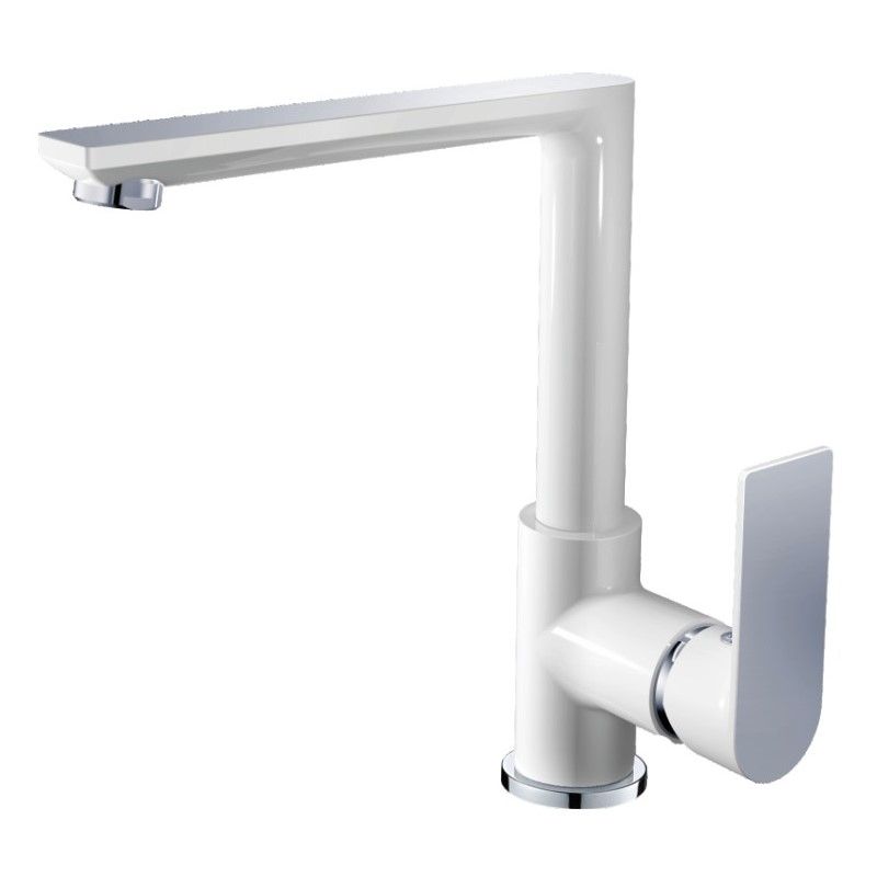 Смеситель для кухни Haiba HB70505-8 Белый Хром